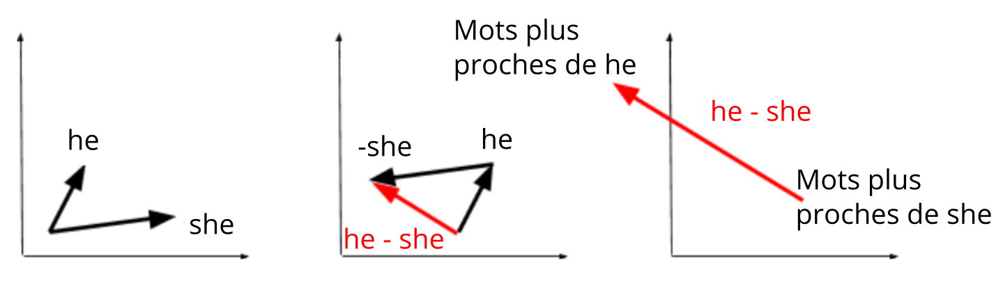 Même principe que la figure 1 mais avec les mots "he" et "she" puis la flèche de "he-she" qui relie les deux.